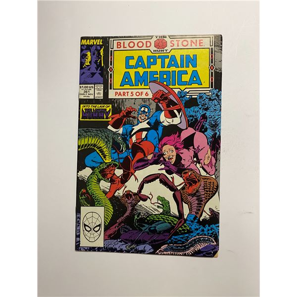 Captain America 361 Vintge Comic Book