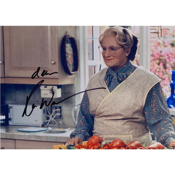 Autograph Signed Robin Williams Photo