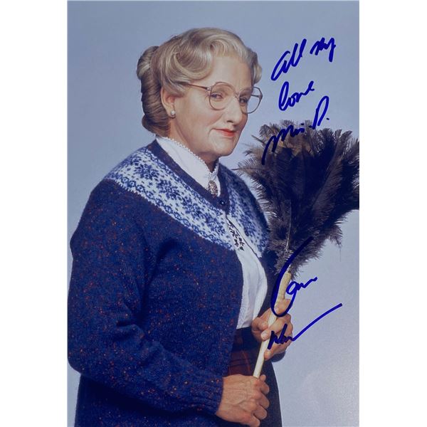 Autograph Signed Robin Williams Photo