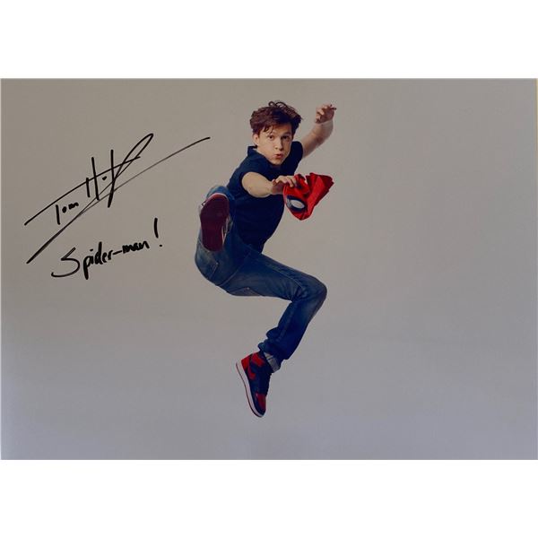 Autograph Signed Tom Holland Photo