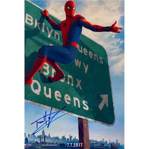 Autograph Signed Tom Holland Photo