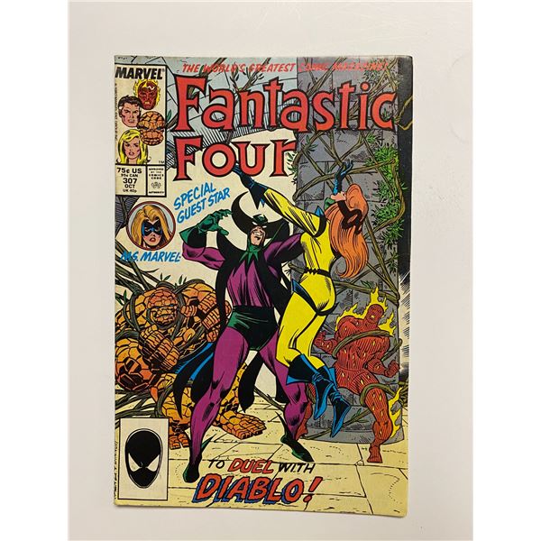 Marvel Fantastic Four 307 Comic Book