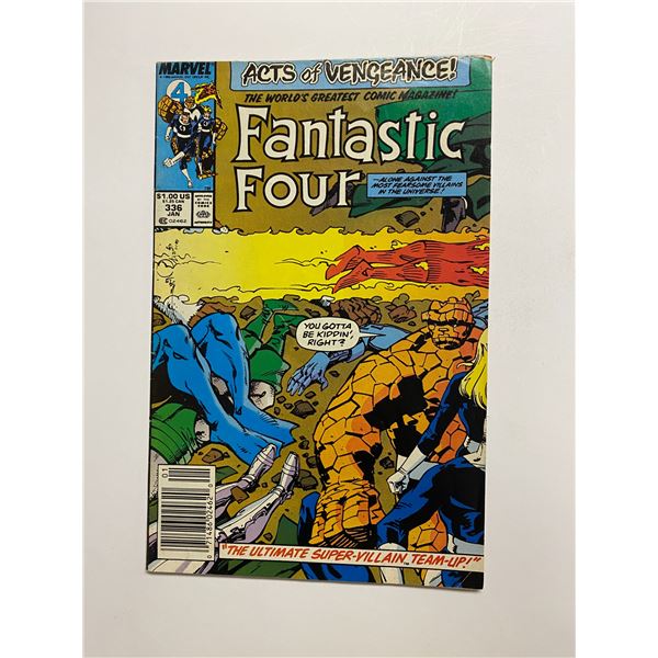 Marvel Fantastic Four 336 Comic Book