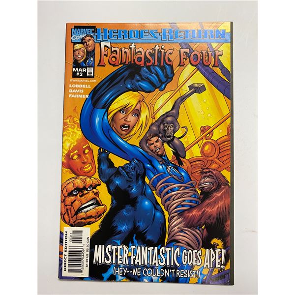 Marvel Fantastic Four 3 Comic Book