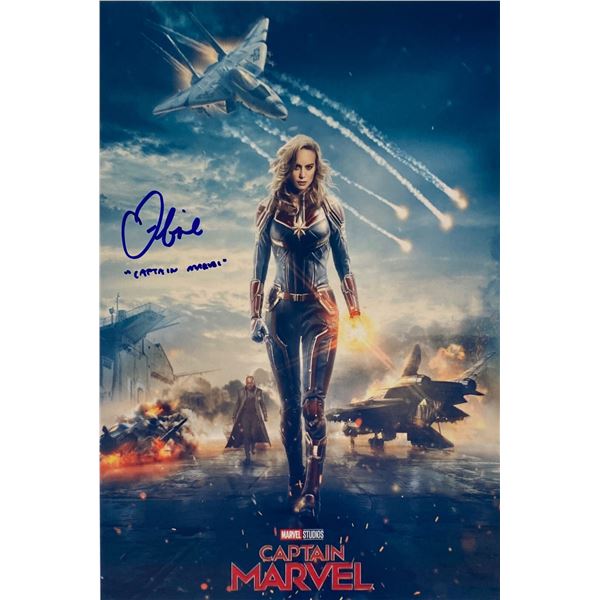 Autograph Signed Captain Marvel Photo