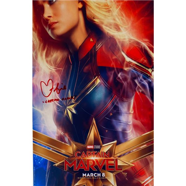 Autograph Signed Brie Larson Photo