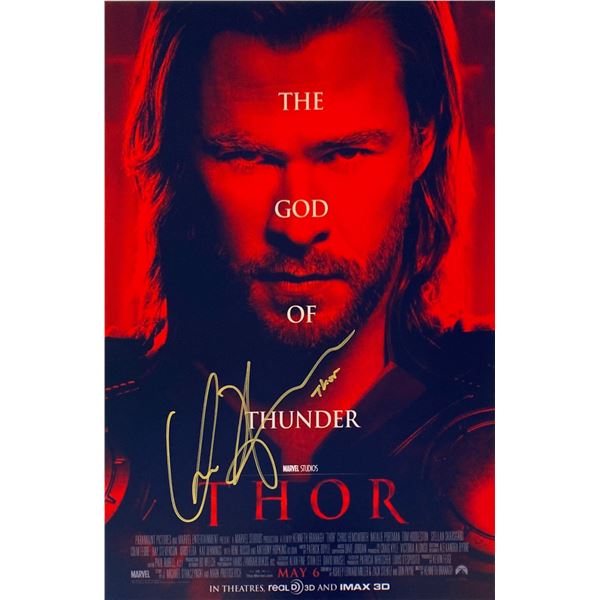 Autograph Signed Chris Hemsworth Photo