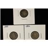 Image 1 : 1875, 1882 & 1887 SEATED LIBERTY DIMES