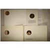Image 2 : 4 FRANKLIN MINT HOLIDAY CARDS WITH 1 1/2'' BRONZE