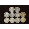 Image 2 : 10-BRILLIANT 50'S & 60'S UNC SILVER ROSY