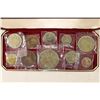 Image 1 : 1953 GREAT BRITAIN 10 COIN PROOF SET IN