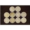 Image 1 : 10-ASSORTED 1930'S SILVER MERCURY DIMES