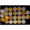 Image 1 : 25 ASSORTED MARDI GRAS ALUMINUM TOKENS