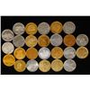 Image 2 : 25 ASSORTED MARDI GRAS ALUMINUM TOKENS