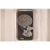 Image 1 : 1 TROY OZ .999 FINE SILVER PROOF BAR "GARFIELD"