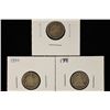 Image 1 : 1853, 1890 & 1891 SEATED LIBERTY DIMES