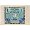 Image 1 : SERIES 1944 GERMAN 1 MARK MILITARY PAYMENT CERT.