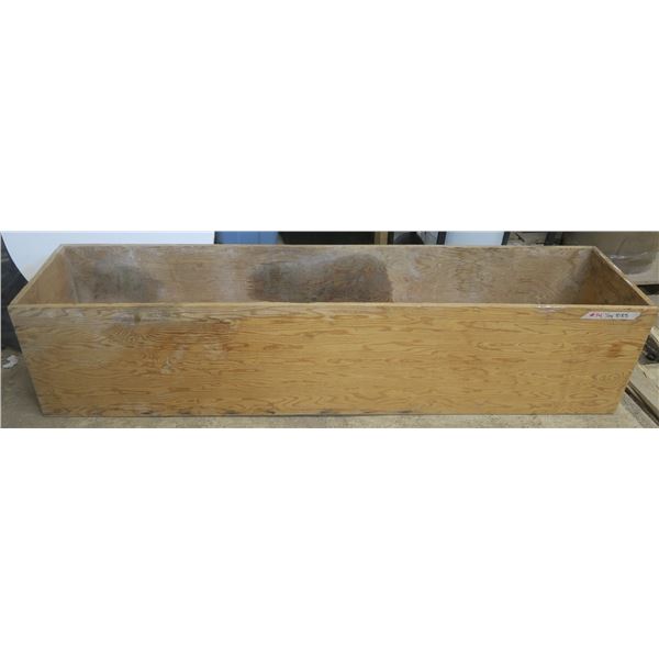 Wooden Storage Box - (6' x 16" x 16.5")