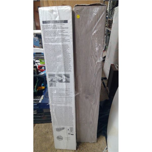 2 boxes laminate flooring grey 6pcs per box