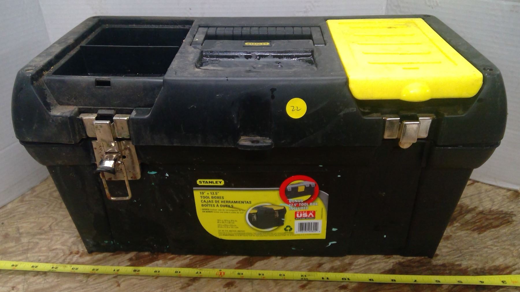 Stanley tool box assorted sockets & ratchets