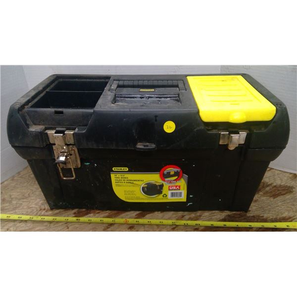 Stanley tool box assorted sockets & ratchets