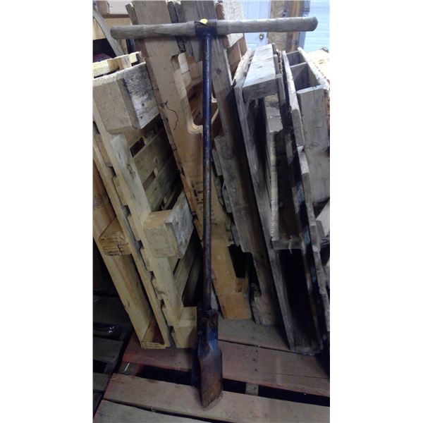 Post hole auger 6"