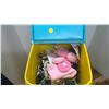 Image 1 : Tidy cats plastic bin of Christmas lights untested
