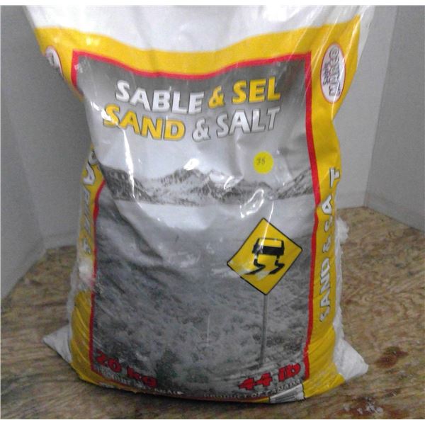 44 lb. bag of sand and salt