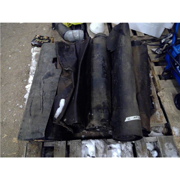 4 Rolls Tarp Paper, 1 Roll Roofing