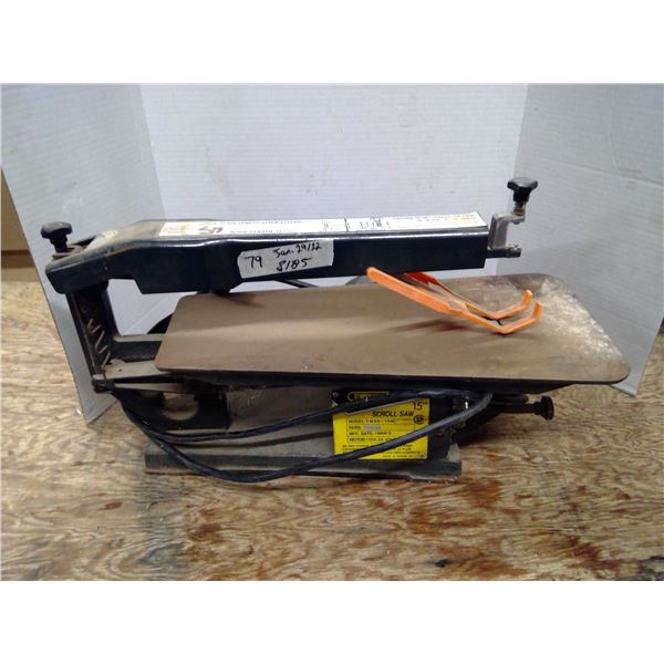 Scroll Saw 15", Plug Missing Ground Pin