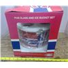 Image 2 : Montreal Canadiens Pug Glass & Bucket Set
