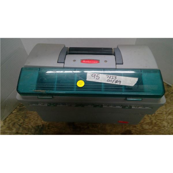 Tackle Box Filled w/ electronic Components