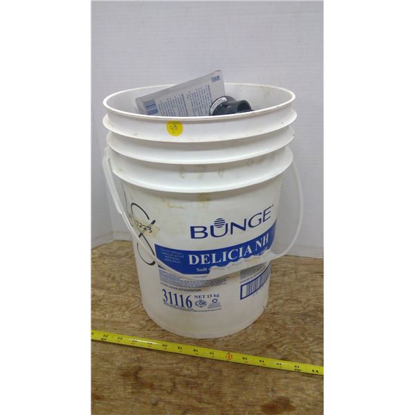 Pail of Assorted Plumbing, Mostly ABS