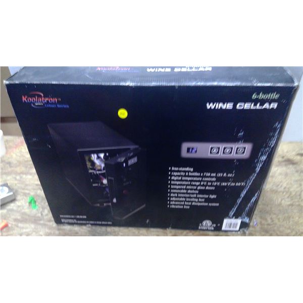 Koolatron 6-Bottle Wine Cellar - Not Tested