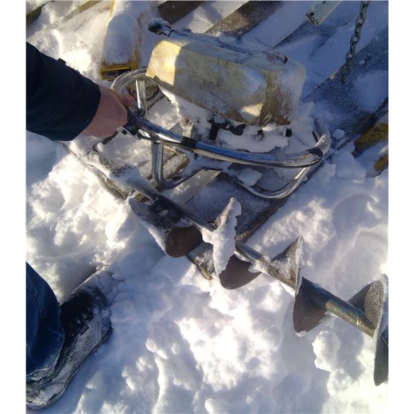 6" power ice auger untested