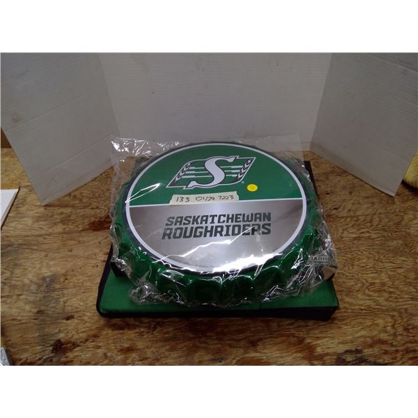 Roughrider Cribbage Game, Seat Cushion, Bottlecap Wall Sign