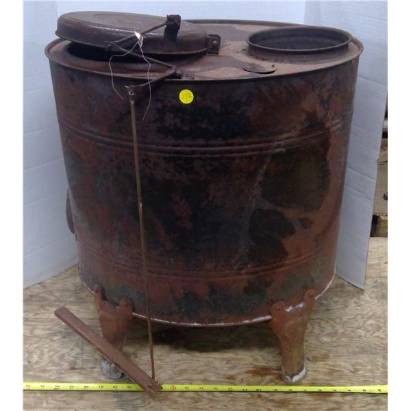 Vintage air tight wood heater