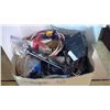 Image 1 : Misc. box hardware, tools, lights