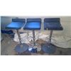 Image 1 : 3- Black adjustable bar stools
