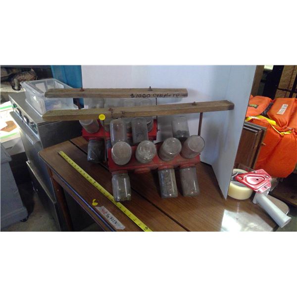 2- revolving hardware caddies