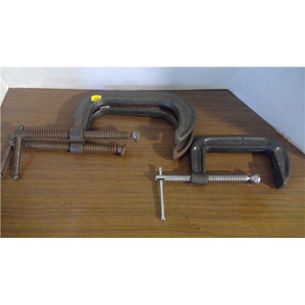 2-6 1/2 1460-6" + 1- 4" c-clamp