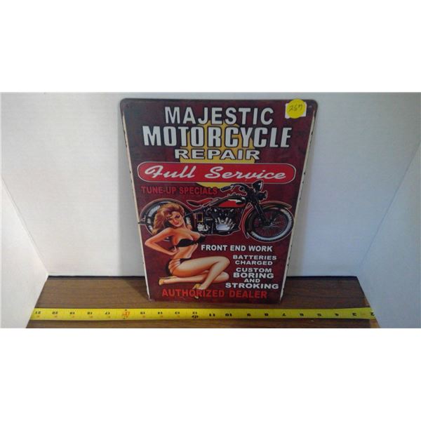 Sign Majestic Motor Cycle Repair