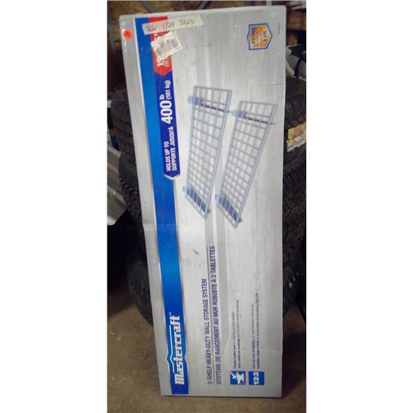 Mastercraft heavy duty wall shelves new in the box