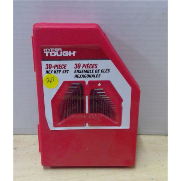 30pc hex key set 2 missing