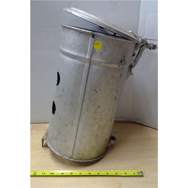 Galvanized can for bailer twine