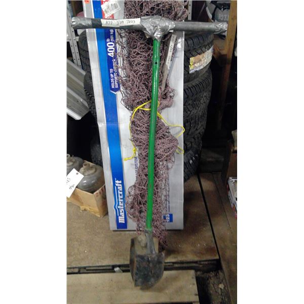 8" post hole auger