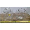 Image 1 : 2- small glass fish bowls