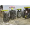 Image 3 : Jars of misc. Nails, Screws + Hardware