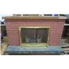 Image 1 : Faux Fireplace - 5' x 20.5" x 42"H -