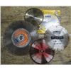 Image 1 : 5 x Circular Saw Blades (2x 8.25", 2x 10", 1x 10" Diamond)